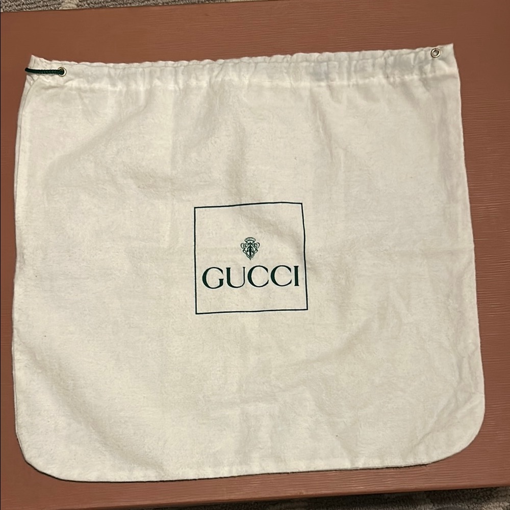Vintage Gucci Cream Storage Bag